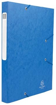 Exacompta Elastobox Cartobox rug van 2,5 cm blauw 5/10e kwaliteit