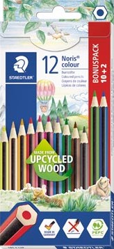 Staedtler Noris colour kleurpotloden blister van 10 + 2 gratis