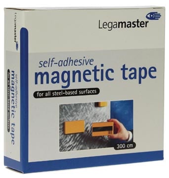 Magneetstrip Legamaster 12,5 mm X 3 meter zelfklevend