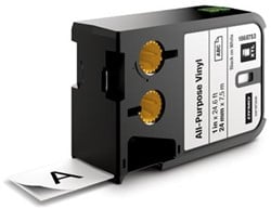 Dymo XTL tape 1868753 multifunctionele vinyltape 24mm zwart op wit