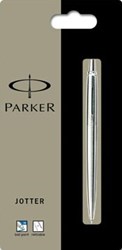 Parker Collectie Jotter Steel CT balpen, op blister