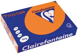 Oranje papier A4 80 g/m² pak 500 vel Clairefontaine Trophée