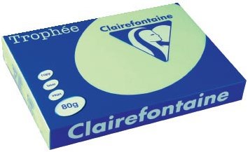 Clairefontaine Trophée Pastel gekleurd A3 papier 80 gr 500 vel groen