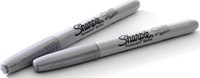 Sharpie permanente marker metallic, fijne punt, zilver-2