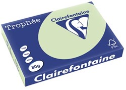 Gekleurd papier  A3  80 g  500 vel  golfgroen Clairefontaine Trophée Pastel