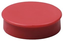 Ronde magneten diameter 38 mm rood blister van 4 stuks