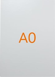 Nobo Premium Plus A0 Afdekplaat voor stoepbord