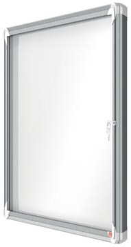 Binnenvitrine met draaideur en slot, magnetisch 8 x A4 Nobo Premium Plus-2