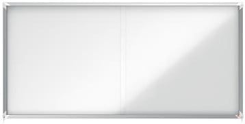Nobo binnenvitrine met schuifdeur magnetisch 27 x A4