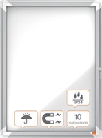 Informatiebord buiten 4x A4 Nobo 69,2 x 53,2 x 4,5cm