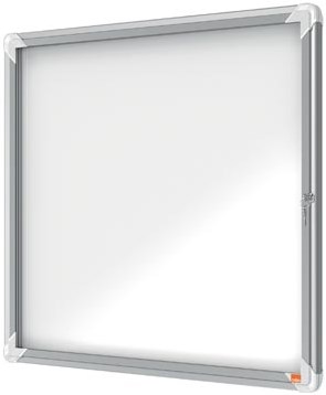 Nobo Premium Plus buitenvitrine, draaideur met slot, magnetisch, 6 x A4-2
