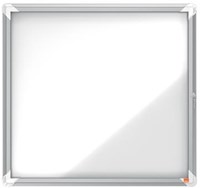 Nobo Premium Plus buitenvitrine, draaideur met slot, magnetisch, 6 x A4