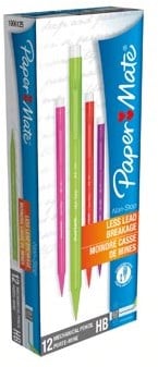 Papermate vulpotlood Non-Stop doos van 12 stuks in geassorteerde kleuren