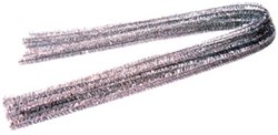 Chenilledraad zilver