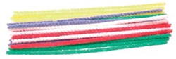 Pijpenragers gekleurd 15cm x 3 mm 20 stuks