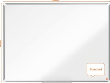 Magnetisch whiteboard 120x90cm Nobo Premium Plus emaille-2