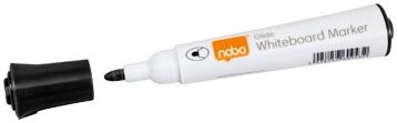 Nobo Glide whiteboardmarker, ronde punt, pak van 10 stuks, zwart
