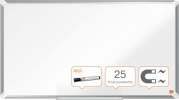 Nobo Whiteboard Premium Plus Widescreen 50x89cm Emaille Magnetisch-3