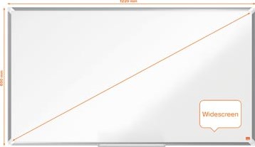 Magnetisch Whiteboard Nobo Premium Plus Widescreen 122 x 69cm Gelakt Staal-2