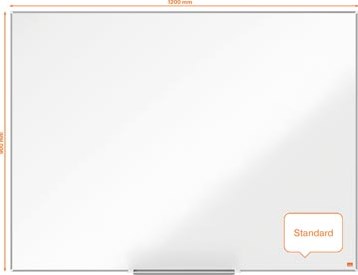 Magnetisch Whiteboard 120x90cm Emaille Nobo Impression Pro-2