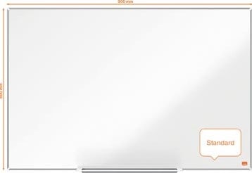 Magnetic Whiteboard 90x60cm Gelakt Staal Nobo Impression Pro-2