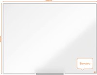 Magnetisch whiteboard 120x90cm Nobo Impression Pro gelakt staal-2