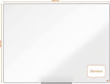Magnetisch whiteboard 120x90cm Nobo Impression Pro gelakt staal-2