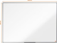 Magnetic Whiteboard 90 x 120 cm Nobo Essence Emaille-2