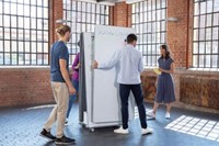 Nobo Move & Meet mobiel systeem met 2 whiteboard panelen, ft 180 x 90 cm-2