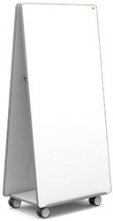 Nobo Move & Meet mobiel systeem met 2 whiteboard panelen, ft 180 x 90 cm
