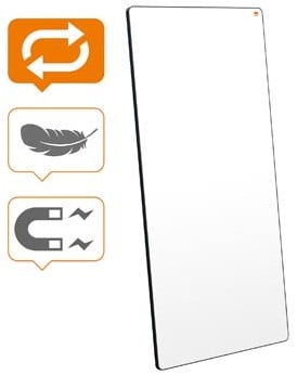 Nobo Move & Meet whiteboard paneel 180 x 90 cm met zwart kader-3
