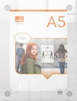 Informatiebord A5 wandgemonteerd Acryl Nobo Premium Plus-2