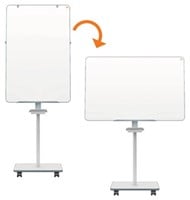 Nobo Move & Meet mobiele stalen flipover 70 x 100 cm-2