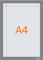 Nobo zelfklevend magnetisch kader A4 zilver pak van 2 stuks-1