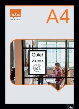 Nobo zelfklevend magnetisch kader A4 zwart pak van 2 stuks-2