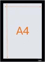 Nobo zelfklevend magnetisch kader A4 zwart pak van 2 stuks-1