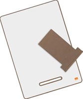 Mini whiteboard magnetisch met standaard A4 pak van 4 stuks Nobo-3