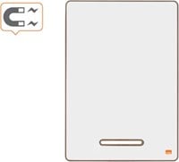 Mini whiteboard magnetisch met standaard A4 pak van 4 stuks Nobo-1