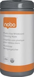 Nobo vochtige reinigingsdoekjes voor whiteboard, 100 stuks