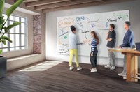 Nobo Infinity randloos whiteboard staal magnetisch 60 x 90 cm-1