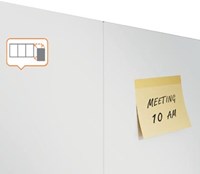 Magnetic Whiteboard 90 x 120 cm Staal Nobo Infinity-3