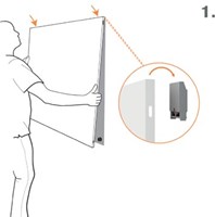 Magnetic Whiteboard 90 x 120 cm Staal Nobo Infinity-4