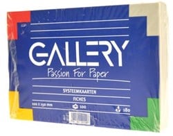 Class'ex witte systeemkaarten 180 g/m², ft 10 x 15 cm, effen