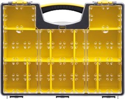 Opbergdoos met vakjes Stanley organizer Pro 8-vaks geel/zwart