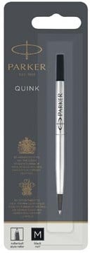 Parker vulling voor roller medium zwart op blister