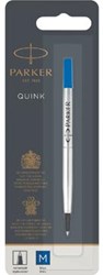 Parker vulling voor roller medium blauw op blister