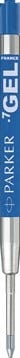 Parker Quink Gel vulling voor balpen medium blauw blister met 2 stuks-2