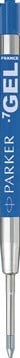 Parker Quink Gel vulling voor balpen medium blauw blister met 2 stuks-2
