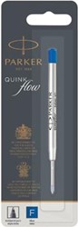 Parker Quinkflow vulling voor balpen fijn blauw, op blister