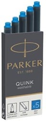 Parker Quink inktpatronen koningsblauw doos met 5 stuks